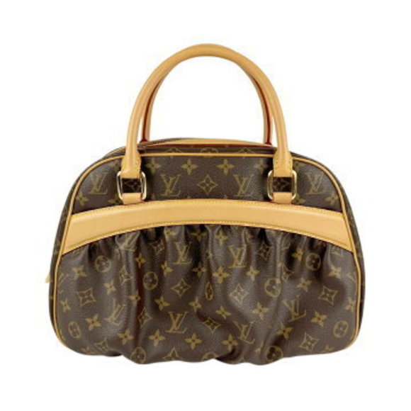 Louis Vuitton Mitzi Monogram Canvas Handbag Brown - Picture 1 of 5
